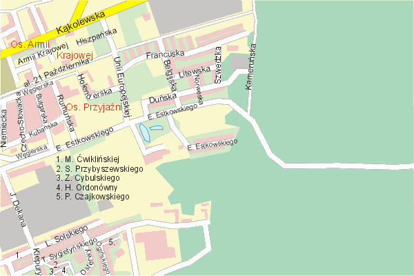 Mapa ( Plan ) Leszna. Warstwa gwna. Leszno - Wielkopolska.    
   Warstwa gwna prezentuje ukad ulic Leszna, oraz okolicznych miejscowoci. Zaznaczono: gwne trasy komunikacyjne, trasy przelotowe Leszna, jeziora, rzeki, trasy kolejowe, tereny zielone, przemysowe i zarysy zabudowa. Mapa wykonana jest w skali 1:10 000 - warstwa podstawowa oraz w wikszych skalach.

Leszno - warstwa gwna Internetowego Planu Leszna serwisu Cyber Wielkopolska.